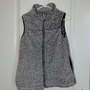 Fluffy vest